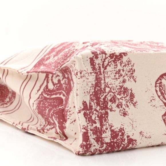 CHRISTIAN DIOR 
Straw Dioriviera Tote Red. Novelty bag/VIp Gift with purchase. - Picture 7 of 8